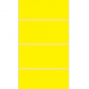 FSM - Zebra Z-Select 2000D JAUNE - 100mmx50mm - Etiquette thermique premium