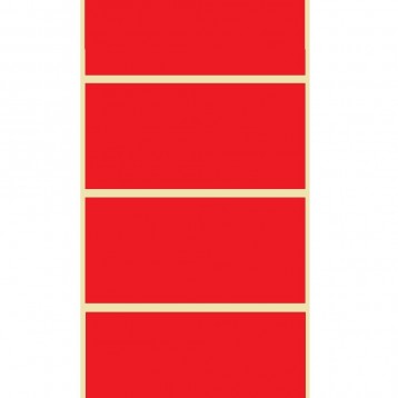 FSM - Zebra Z-Perform 1000D ROUGE - 100mmx50mm - Etiquette thermique économique