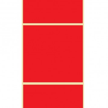 FSM - Zebra Z-Perform 1000D ROUGE - 102mmx102mm - Etiquette thermique économique