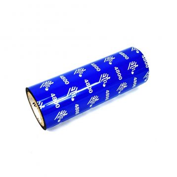 Muster Zebra Harz 4800 - 110mm x 50m - Schwarzes Farbband